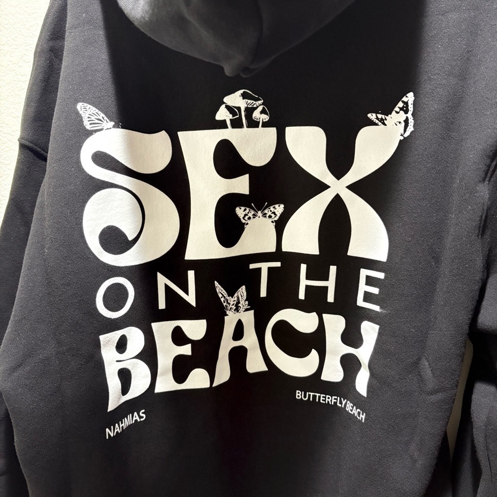 Nahmias Sex on the Beach Hoodie black size Lg New - Picture 9 of 11